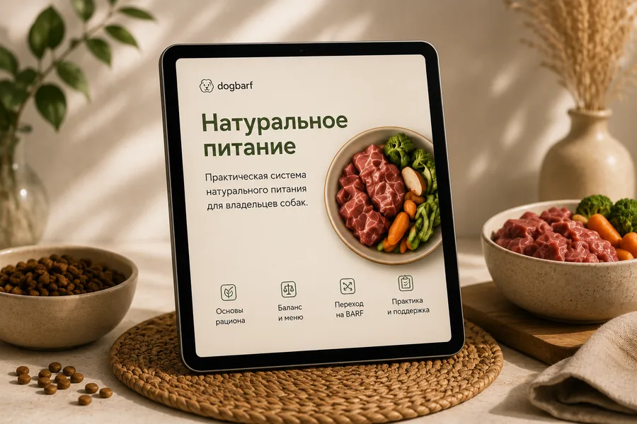 Интенсив по натуральному питанию собак