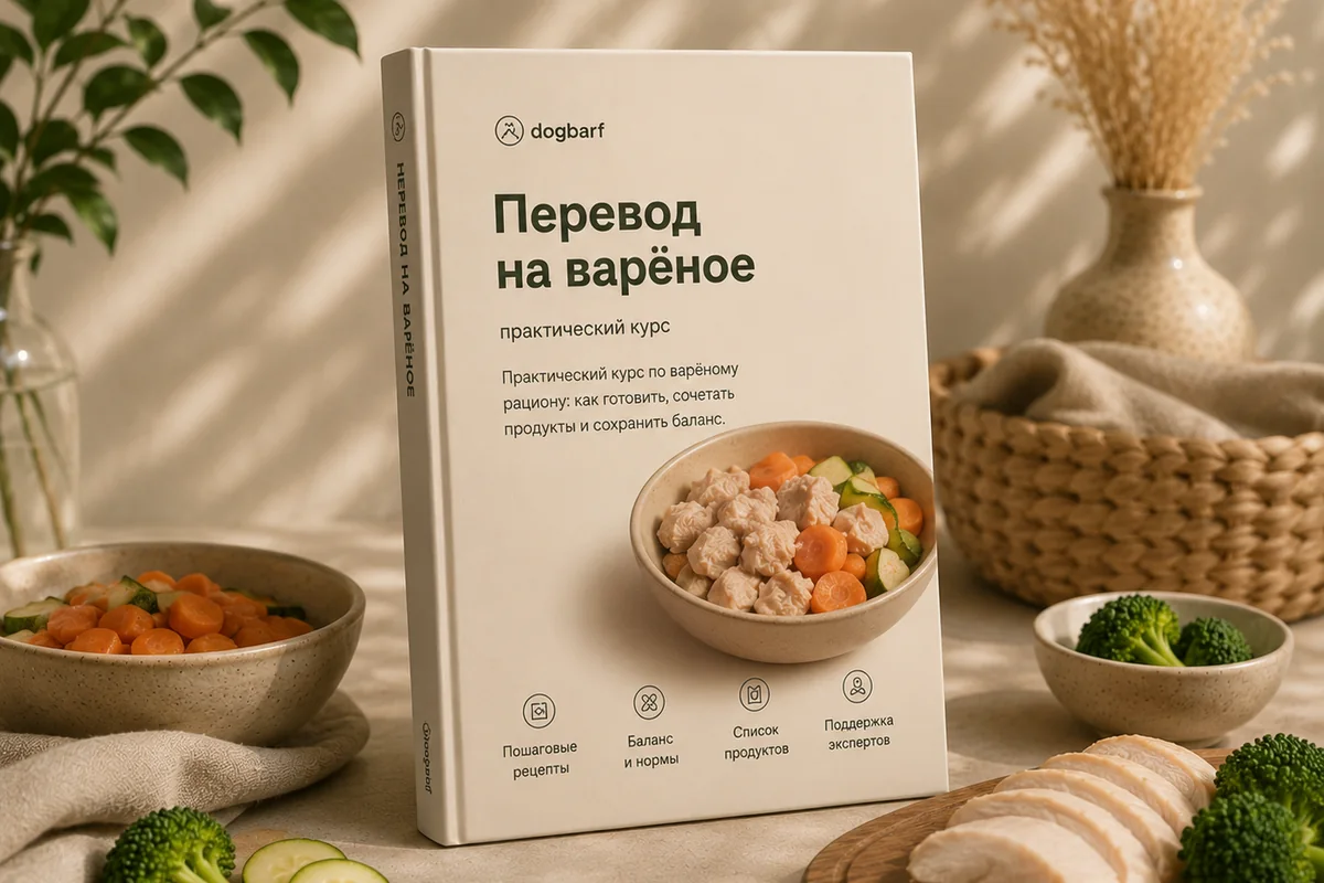 Бесплатный PDF 5 главных ошибок в варёном рационе собак