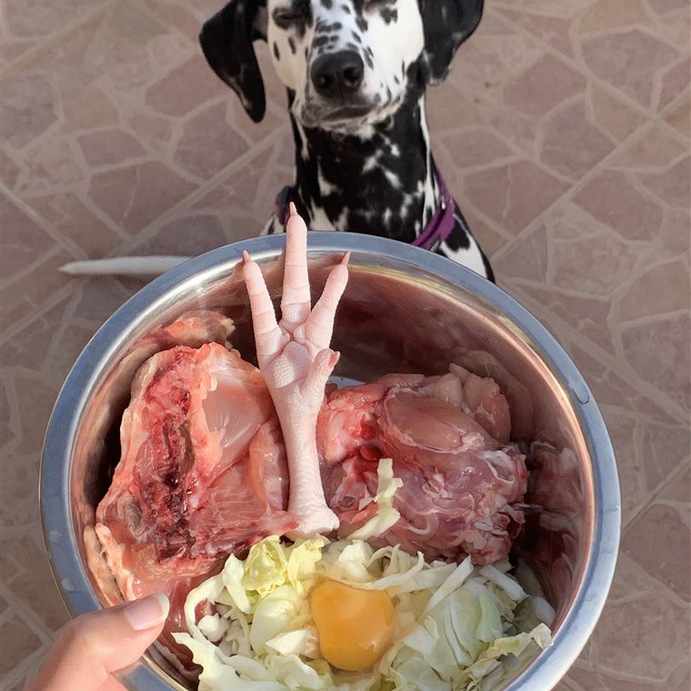 Рацион с мясом, яйцом и овощами